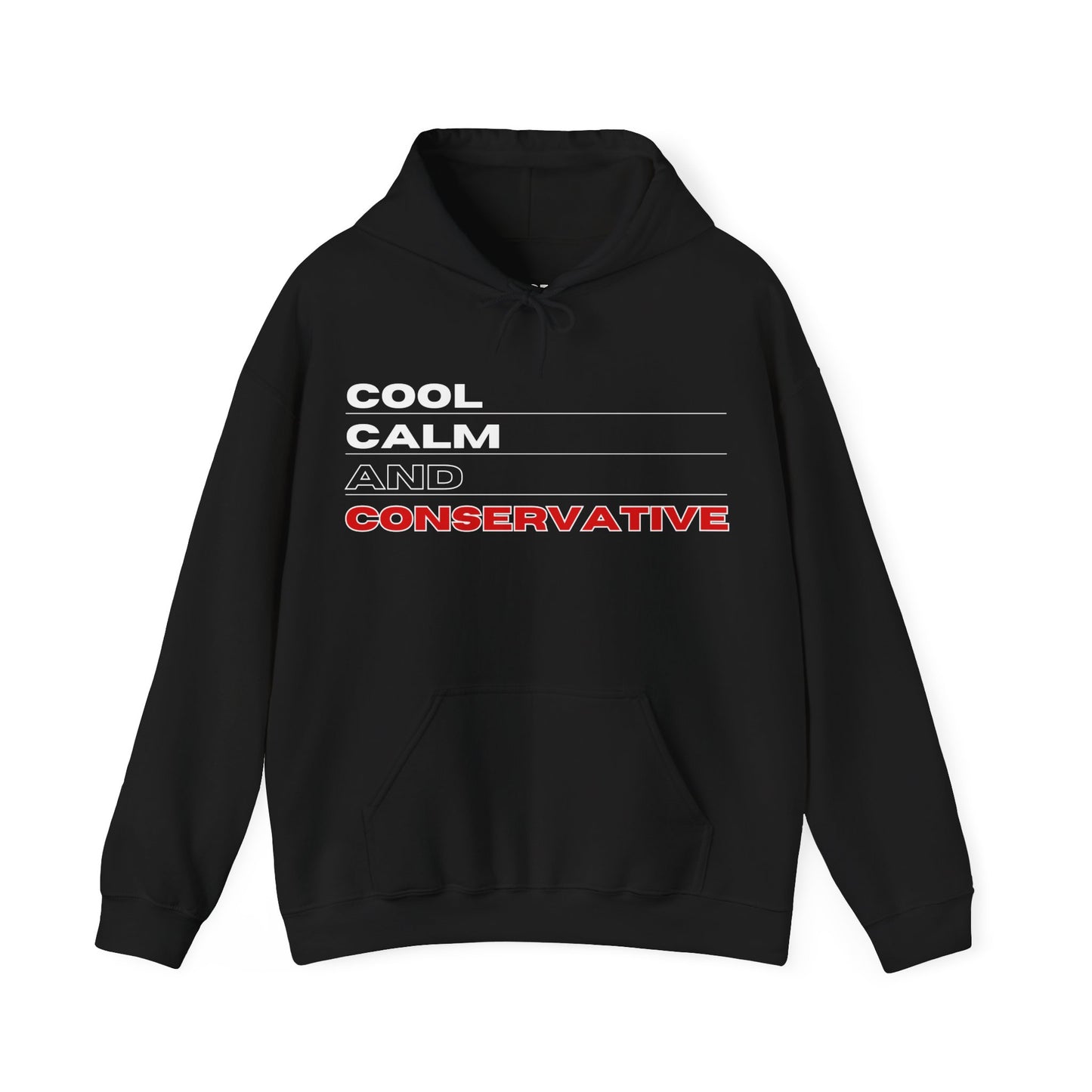 Cool Calm And Conservative Hoodie