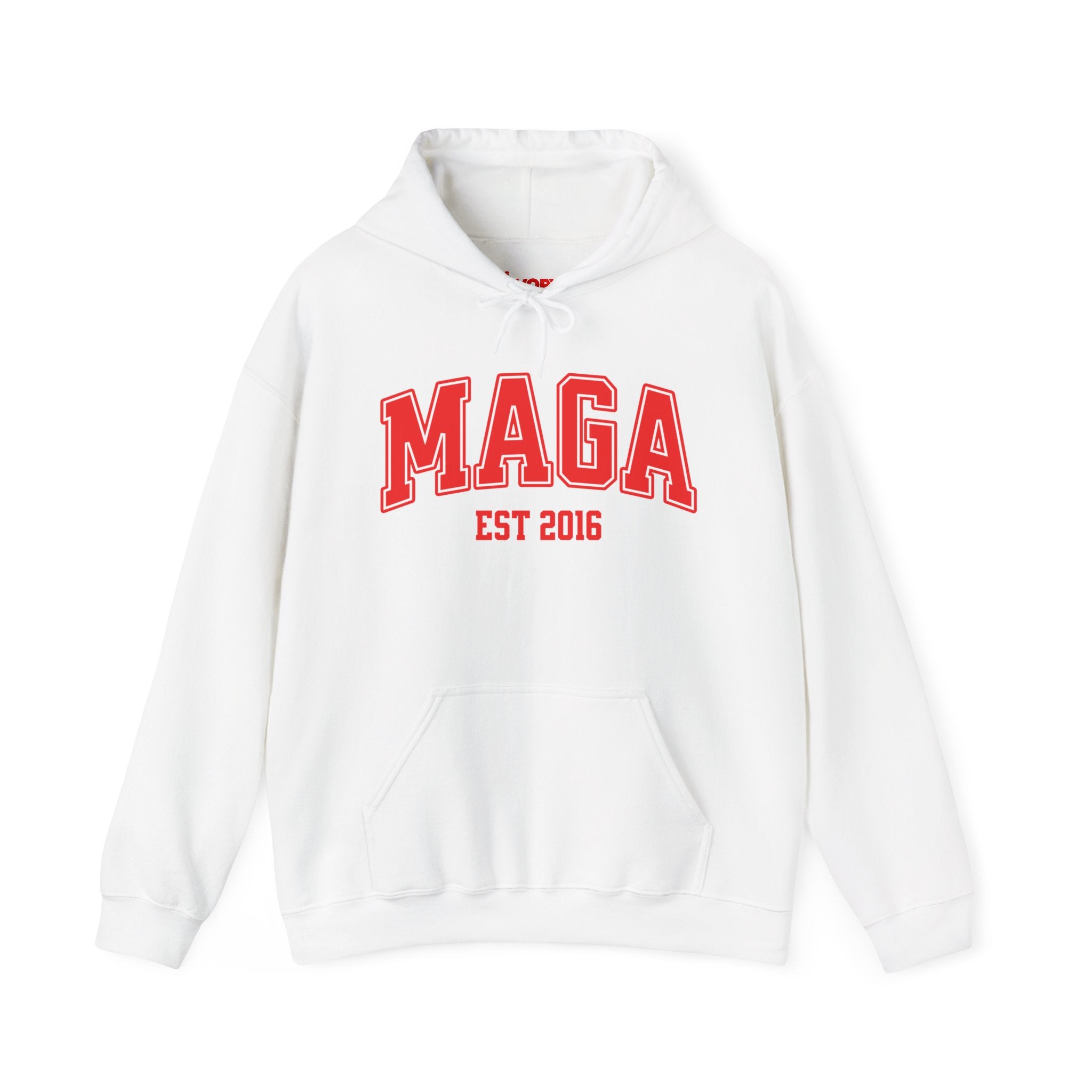 MAGA Varsity Hoodie – The DeVory Darkins Show Store