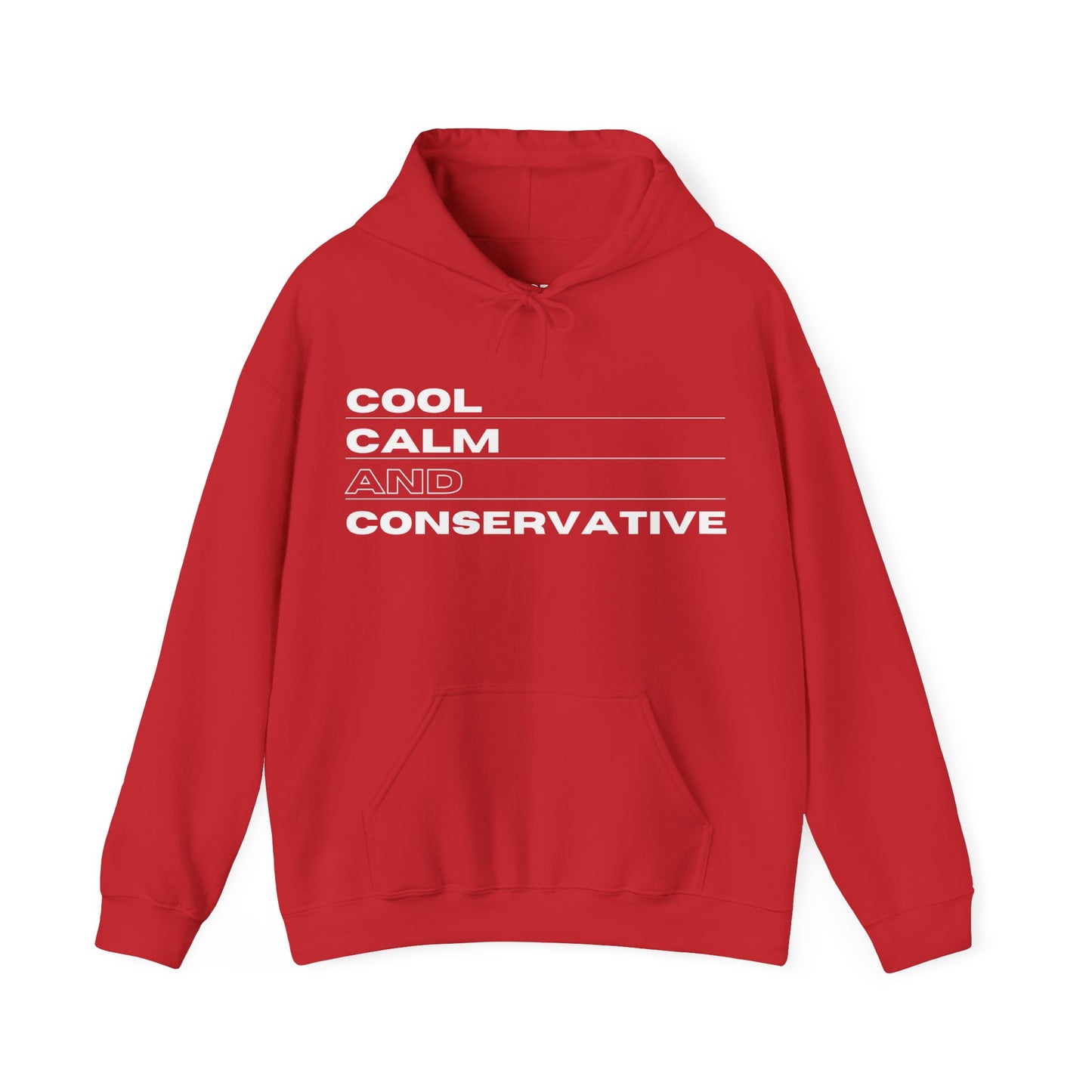 Cool Calm And Conservative Hoodie